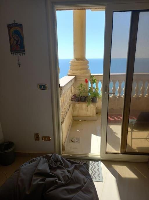 Balcony/Terrace, Living room, Seating area, Sea view