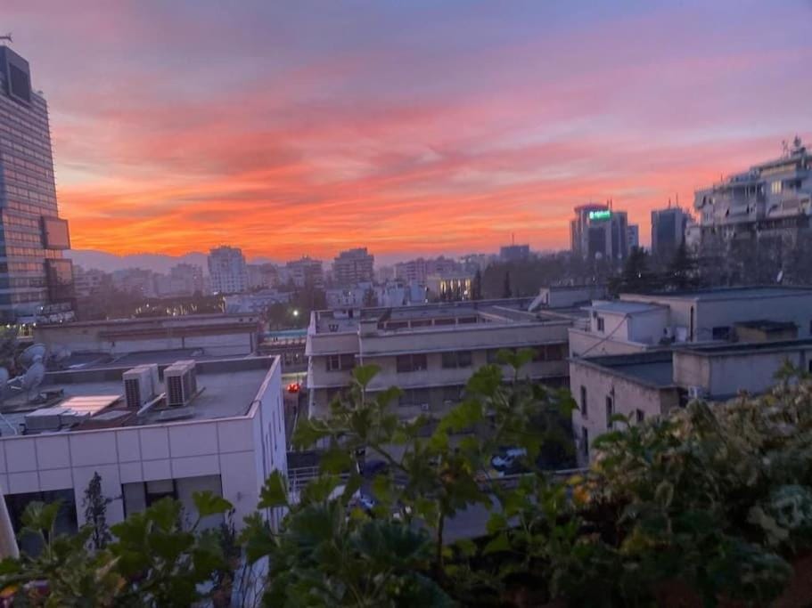 City view, Sunset