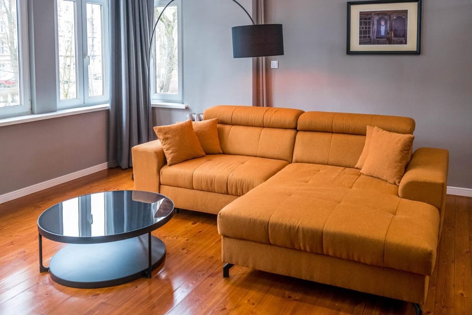 Living room, Seating area, City view