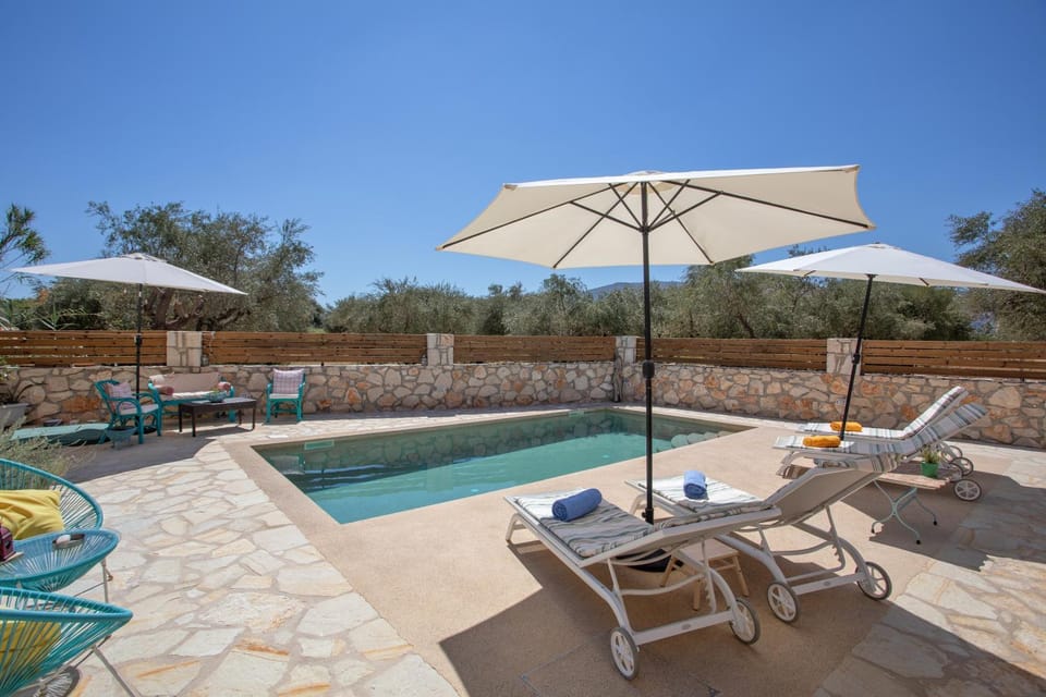 Property building, Living room, Swimming pool