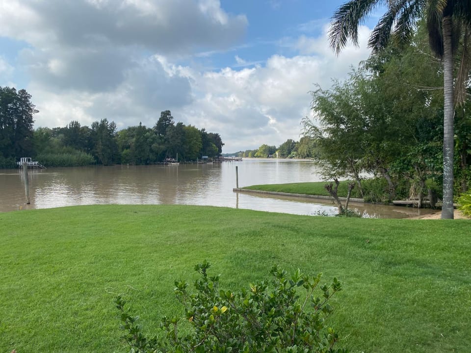 Day, Natural landscape, Garden, Garden view, River view