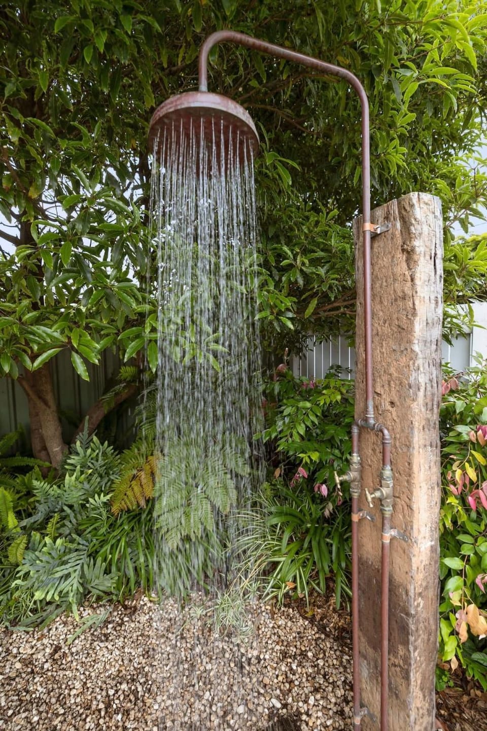 Shower, Garden view