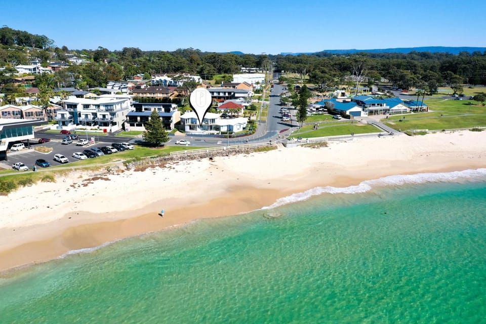 Property building, Nearby landmark, Day, Natural landscape, Bird's eye view, Beach