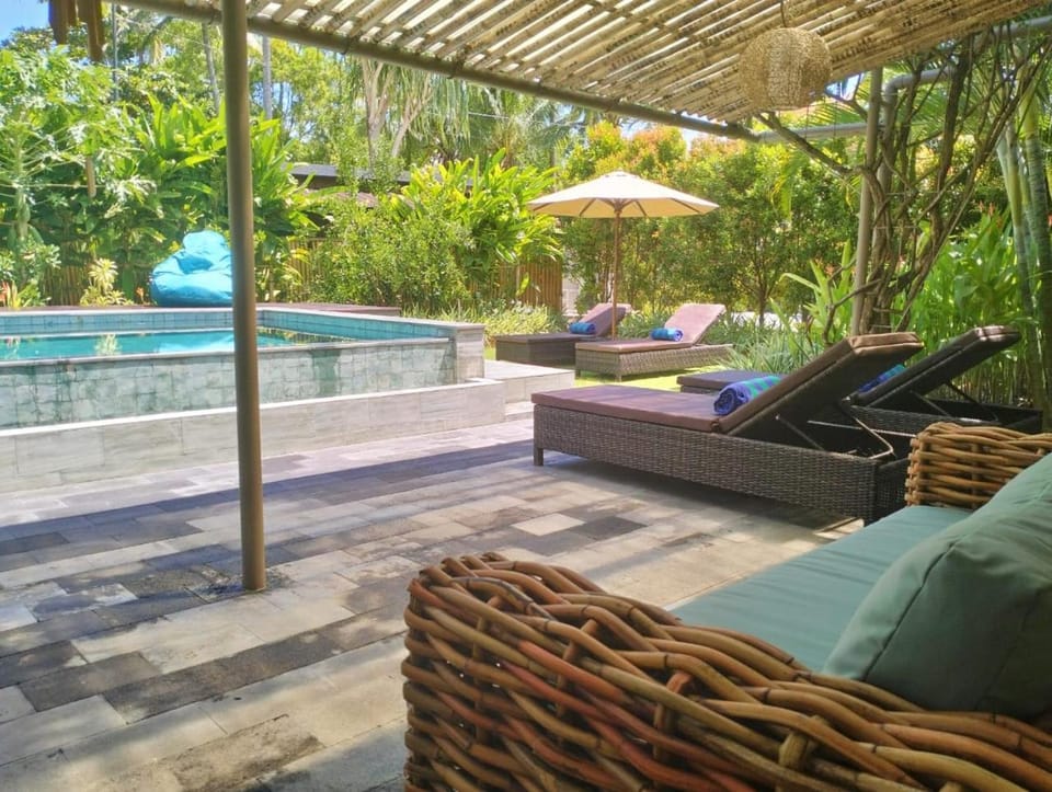 Balcony/Terrace, Garden view, Pool view, sunbed