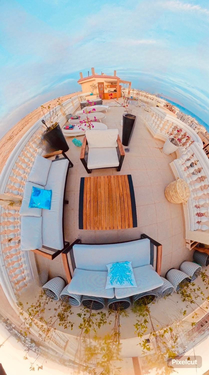 Patio, Kitchen or kitchenette, Sea view