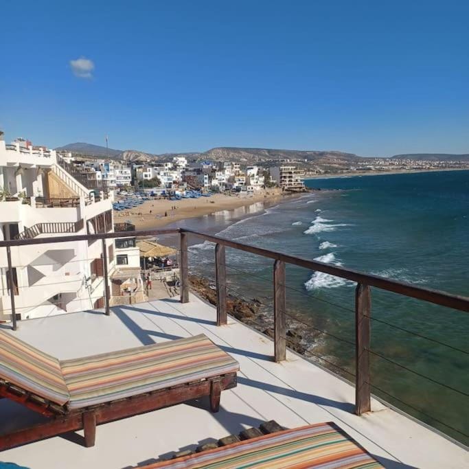 Natural landscape, View (from property/room), Balcony/Terrace, Beach, Sea view, sunbed