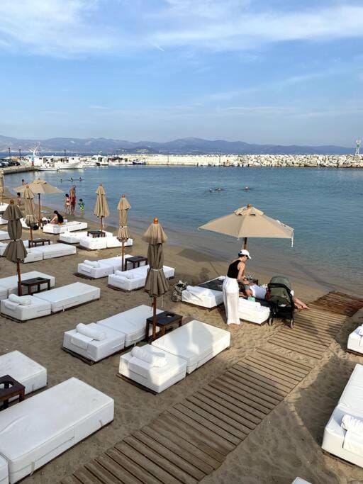 Pergola Paros Cycladic House by the Sea+Pool House in Paros, Greece