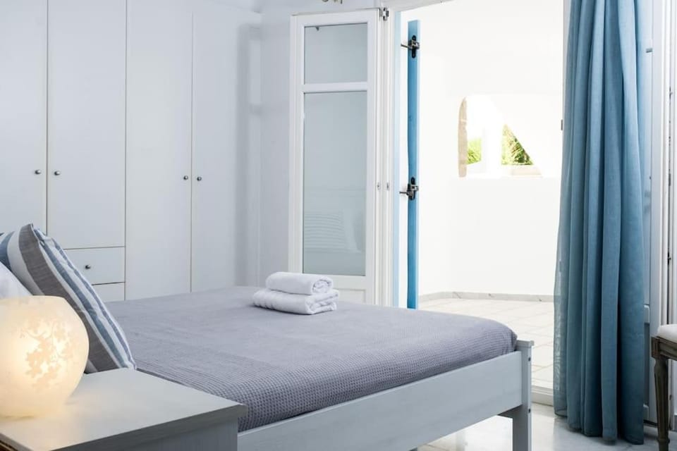 Pergola Paros Cycladic House by the Sea+Pool House in Paros, Greece