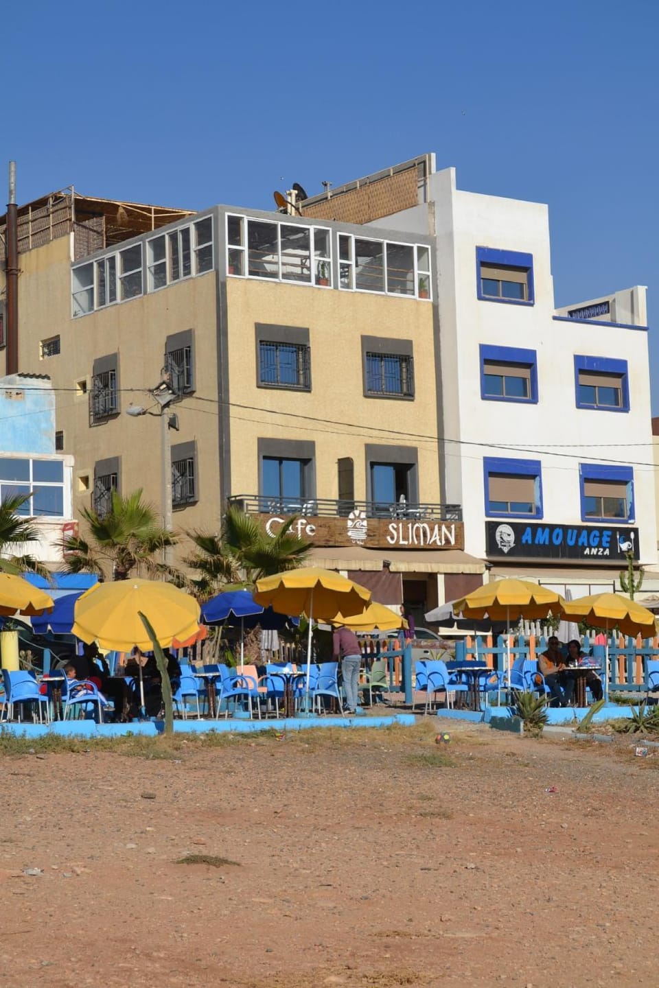Property building, Day, Beach, Location