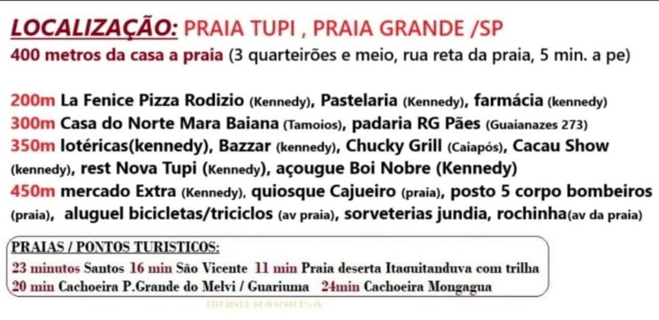 casa praia grande 400mts da praia tupi 3 dorm 2ban 2carros casa completa, pague aqui House in State of São Paulo