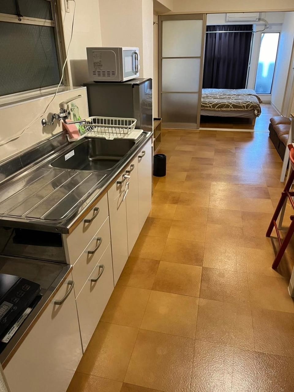 ２ beds. Comfortable . Dotonbori / Kuromon Market. Apartment in Osaka