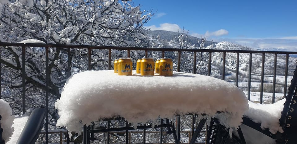 Day, Natural landscape, Winter, Balcony/Terrace, Mountain view