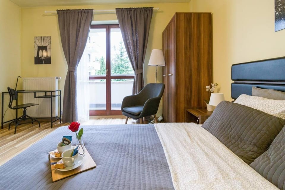 Przytulny apartament z parkingiem blisko Tauron Areny Apartment in Krakow