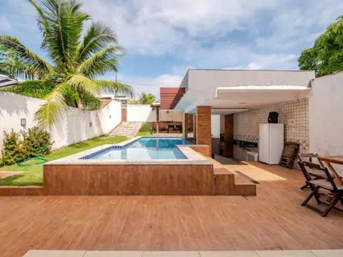 Casa Cond Aconchegante 3QT com PISCINA e SINUCA House in State of Bahia