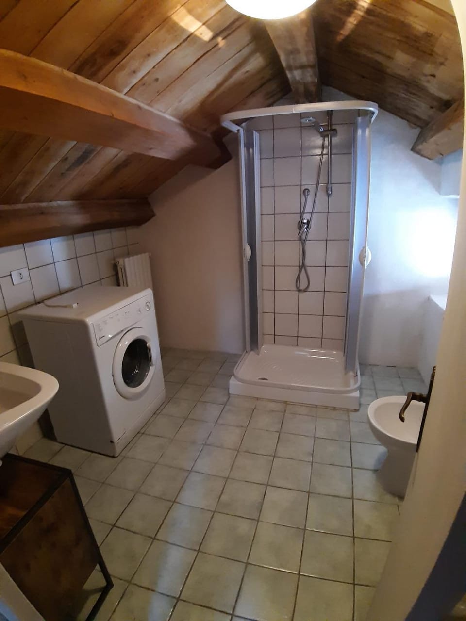 Shower, Bathroom, washing machine