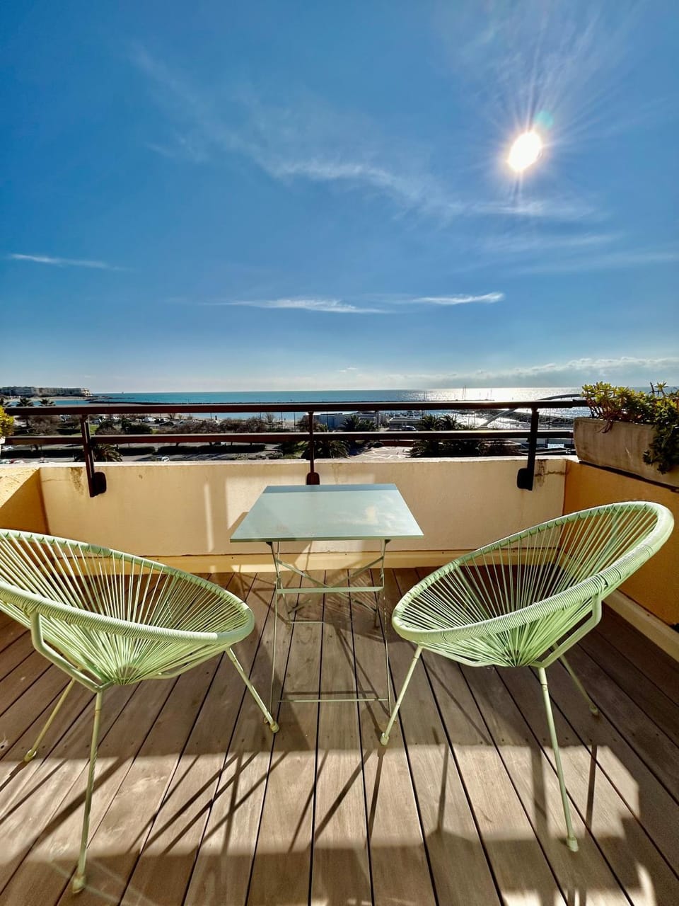 Patio, View (from property/room), Sea view