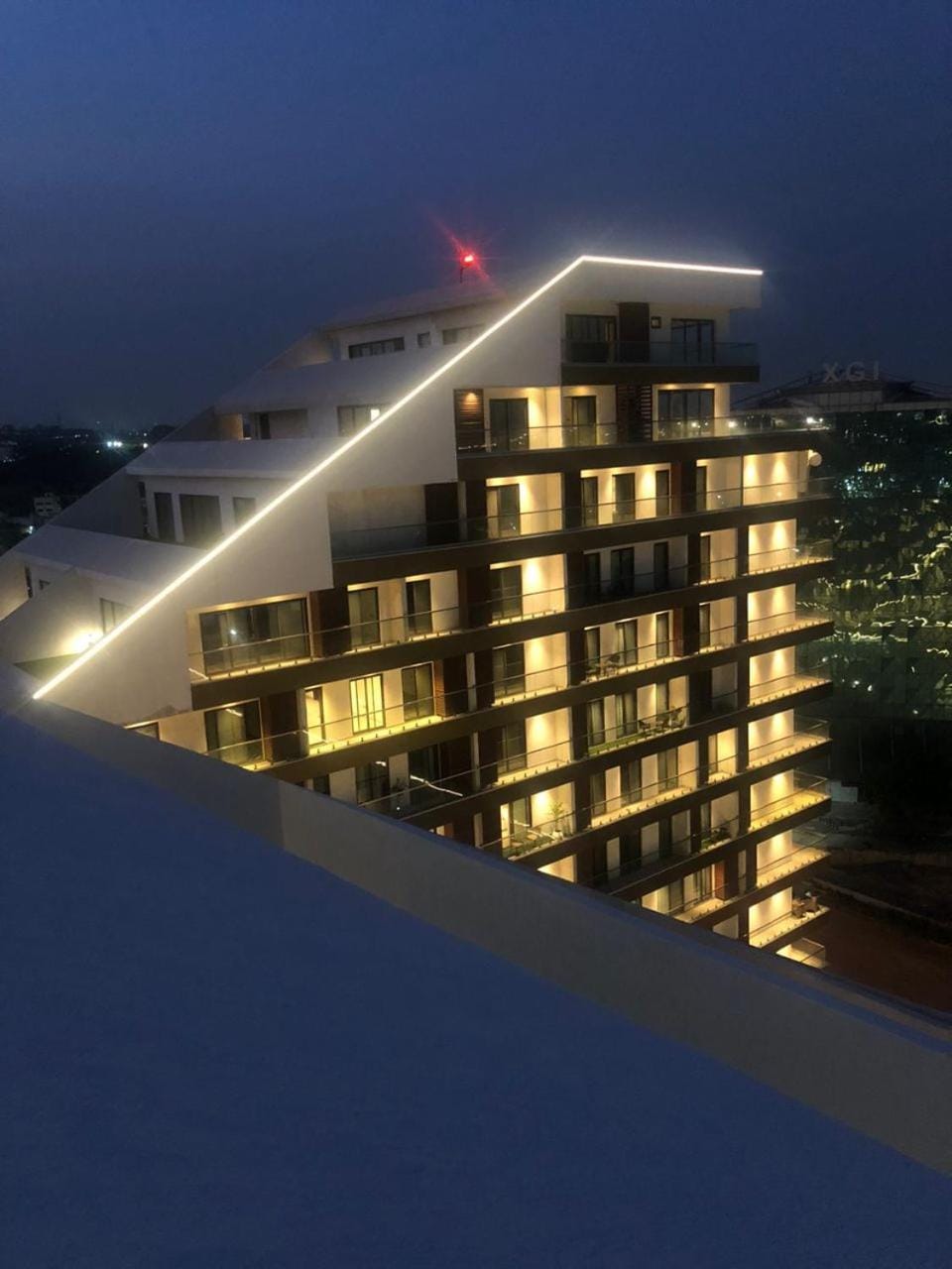Property building, Night