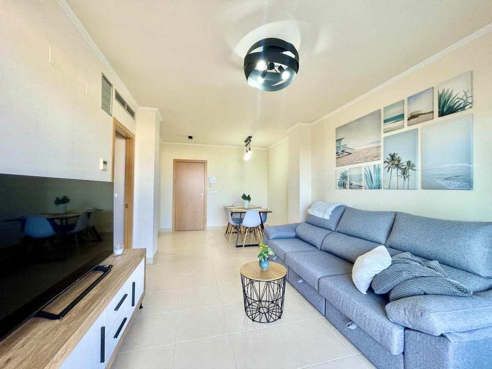Apartamento con piscina, padel y vistas al mar Apartment in Valencian Community