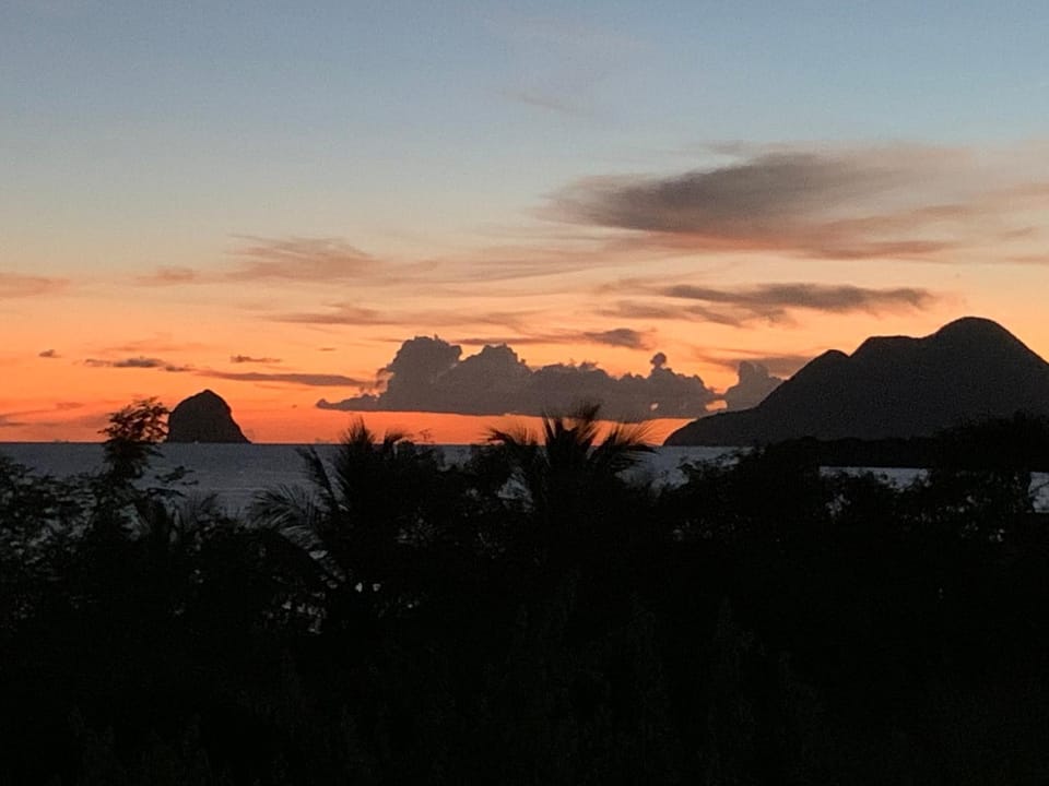 Natural landscape, Sea view, Sunset