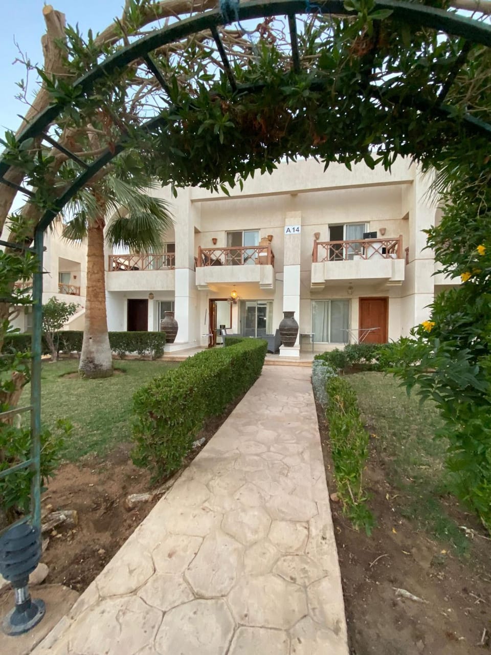 Property building, Garden view