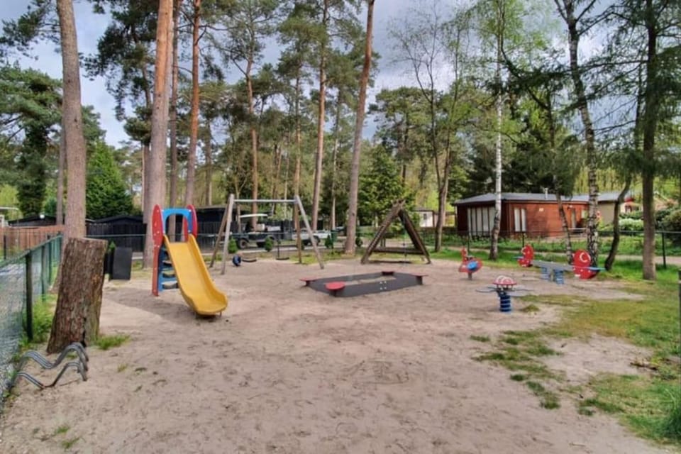 Fenced Backyard with Covered Porch and Free Bikes Chalet in Flevoland, Netherlands