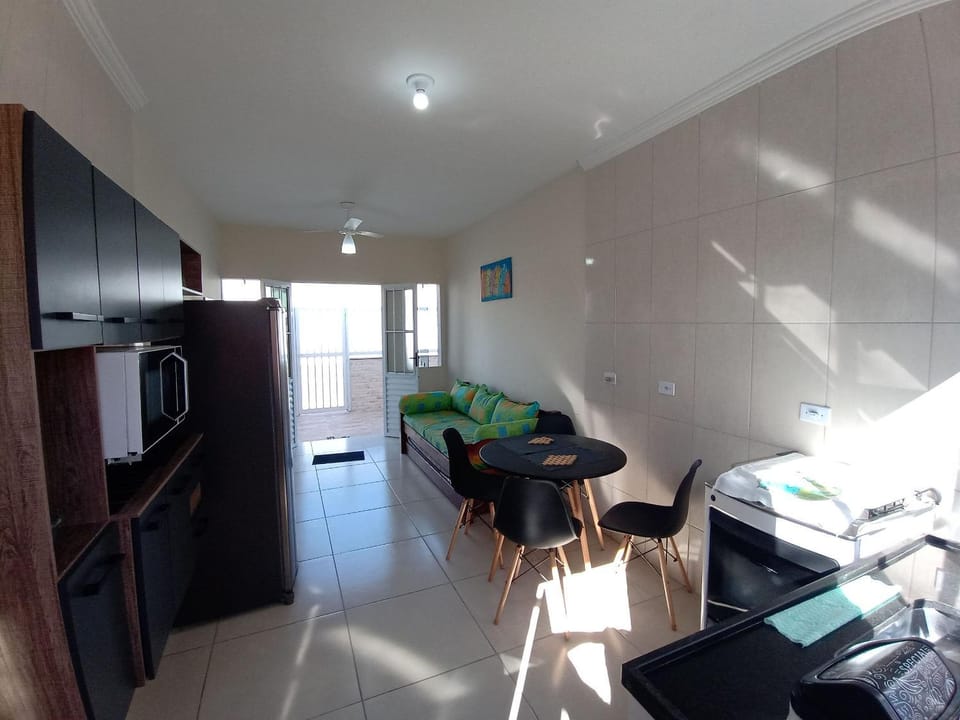 Kitchen or kitchenette, Living room, Dining area