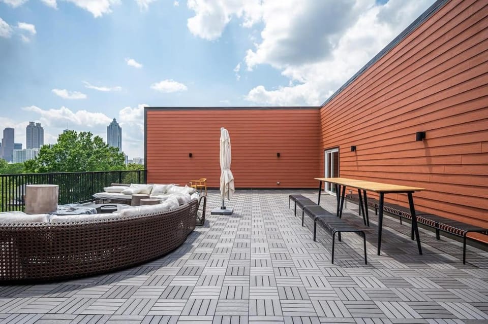 Downtown New Built Roof top balcony City View 525Pkwy408 House in Atlanta
