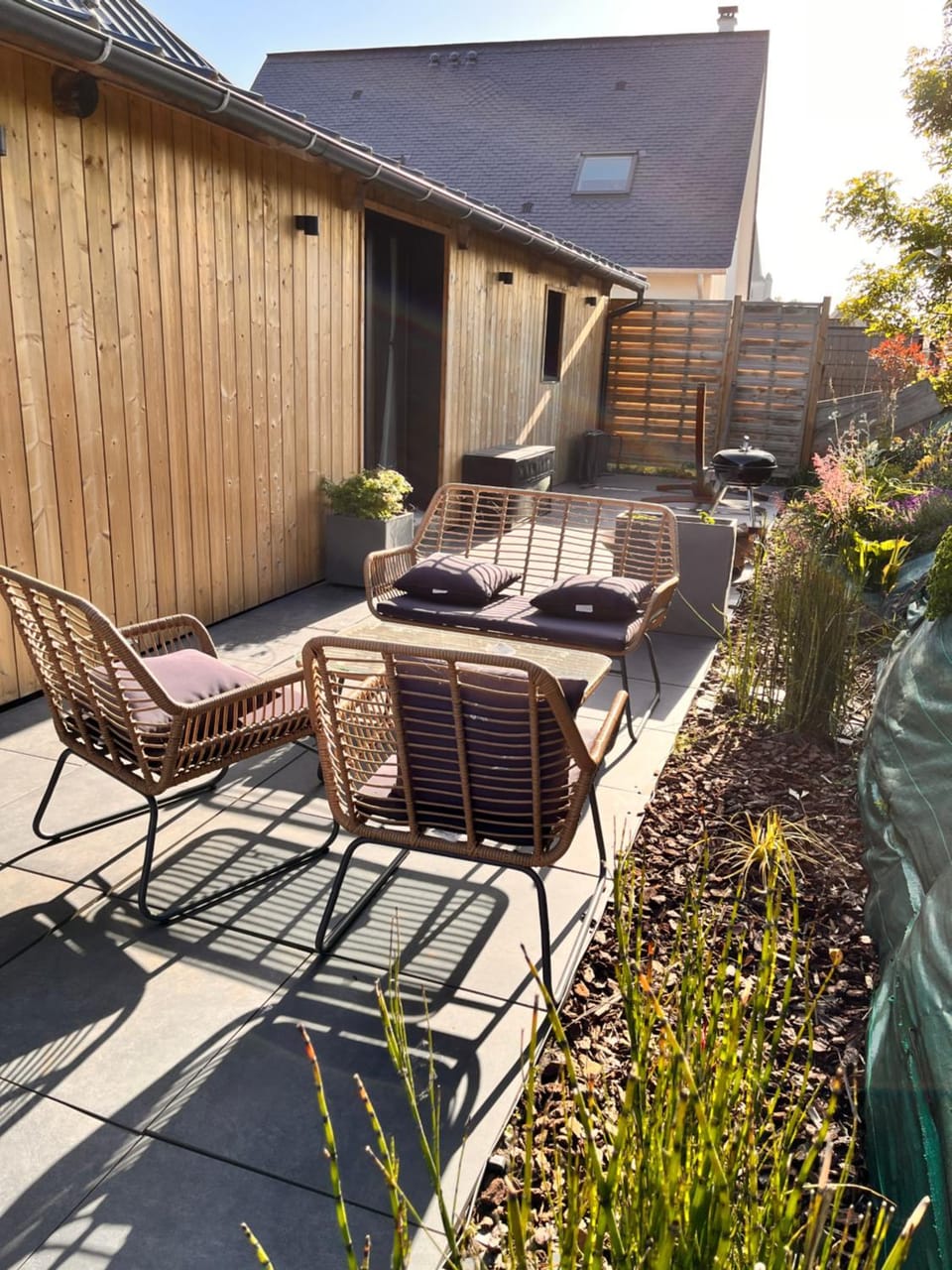 Patio, Spring, Balcony/Terrace, sunbed