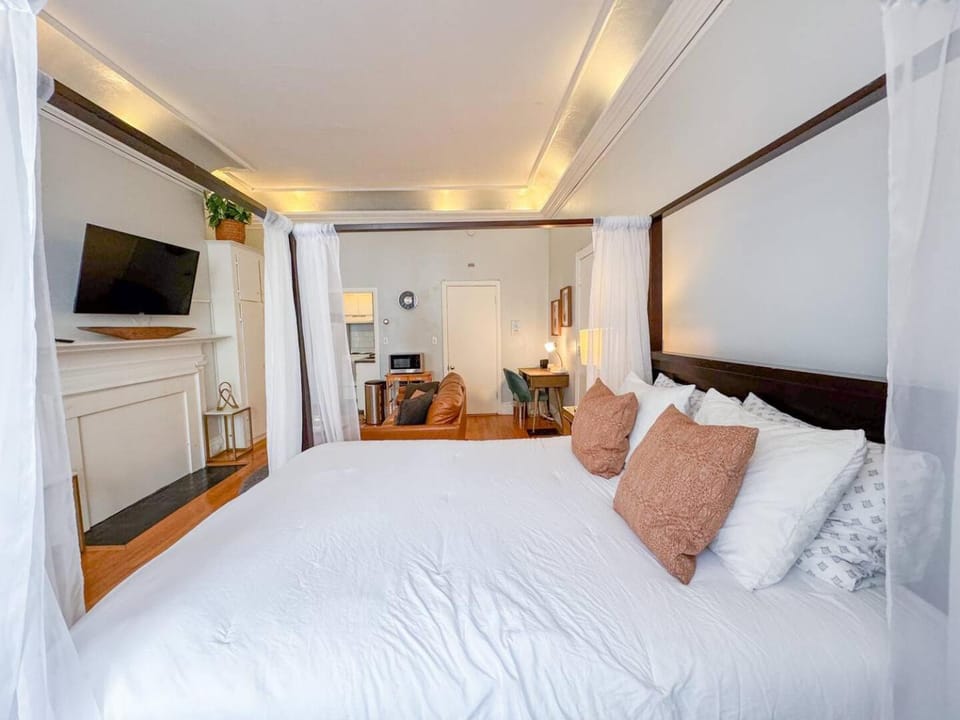 Oversized Furnished Brownstone Studio in Back Bay Apartment in Back Bay