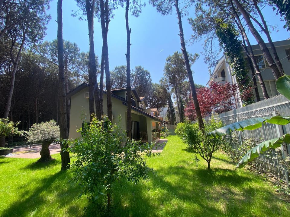 Property building, Spring, Natural landscape, Garden, Garden view