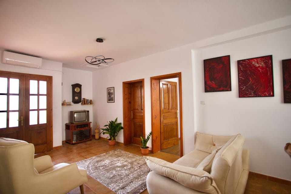 Living room, Seating area, air conditioner