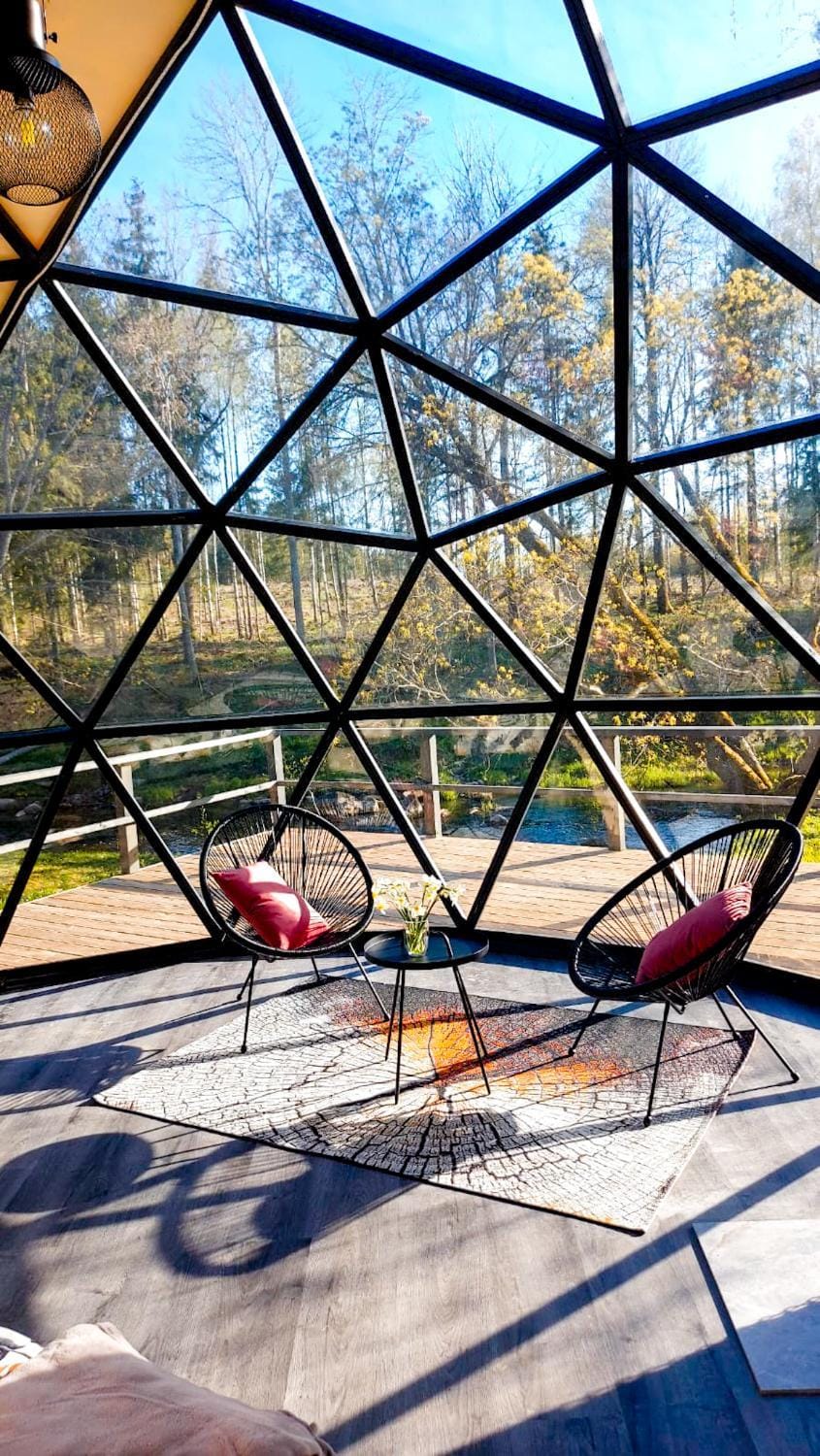 Glamping dome tent 'RIVER' Luxury tent in Estonia