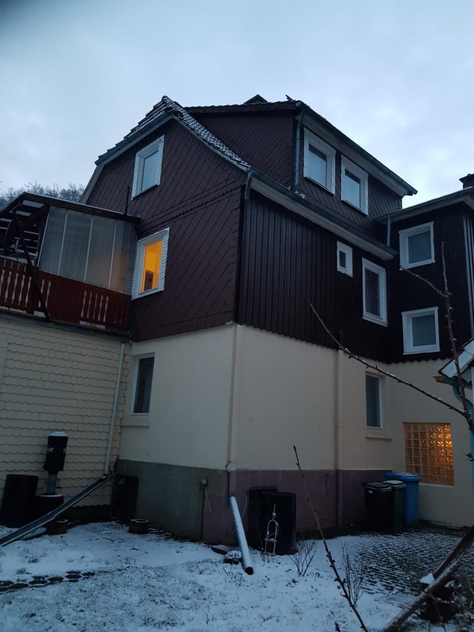 Property building, Winter