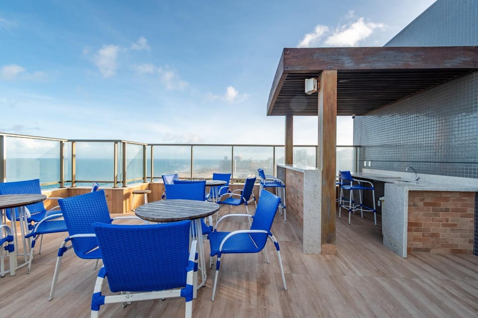 Apartamento vista mar excelente localização Costa azul Apartment in Salvador