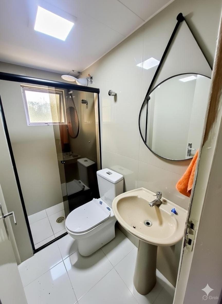 Shower, Bathroom, towels