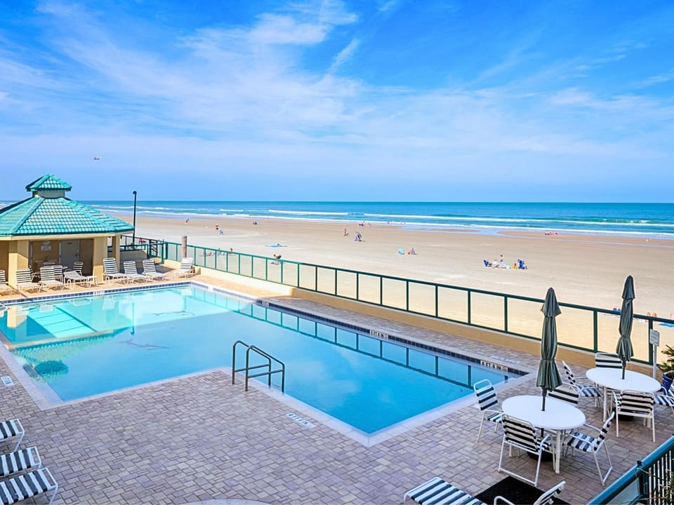 Seating area, Beach, Pool view, Sea view, Swimming pool