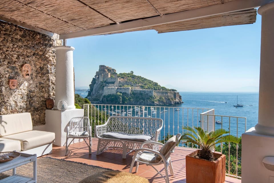 Patio, Balcony/Terrace, Seating area, Sea view