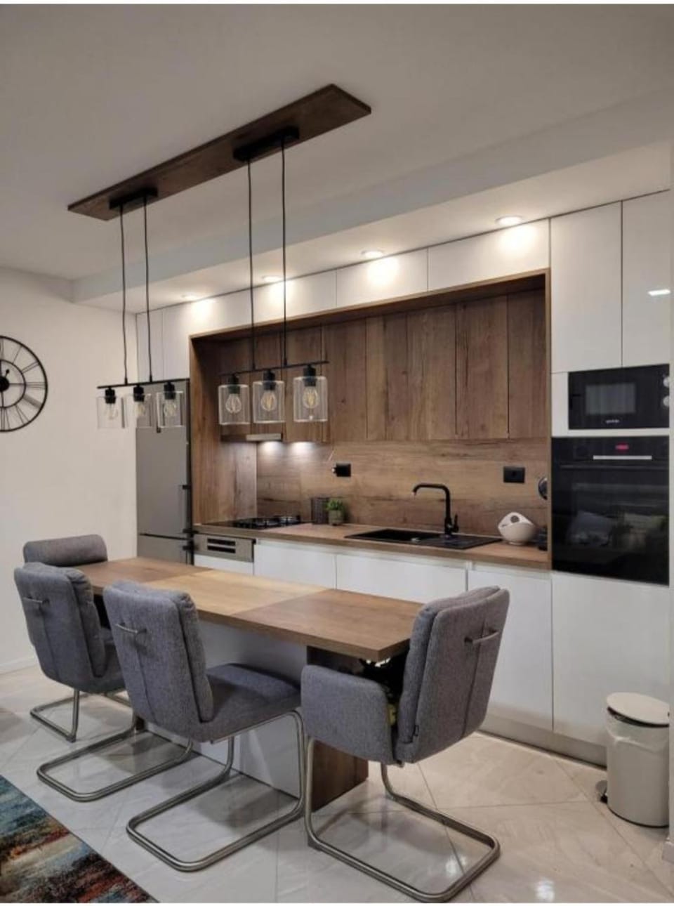 Kitchen or kitchenette, Seating area, Dining area, dishwasher, minibar, pet friendly, stove