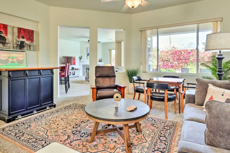 Private Pool + Patio: Luxe Palm Desert Retreat House in Palm Desert