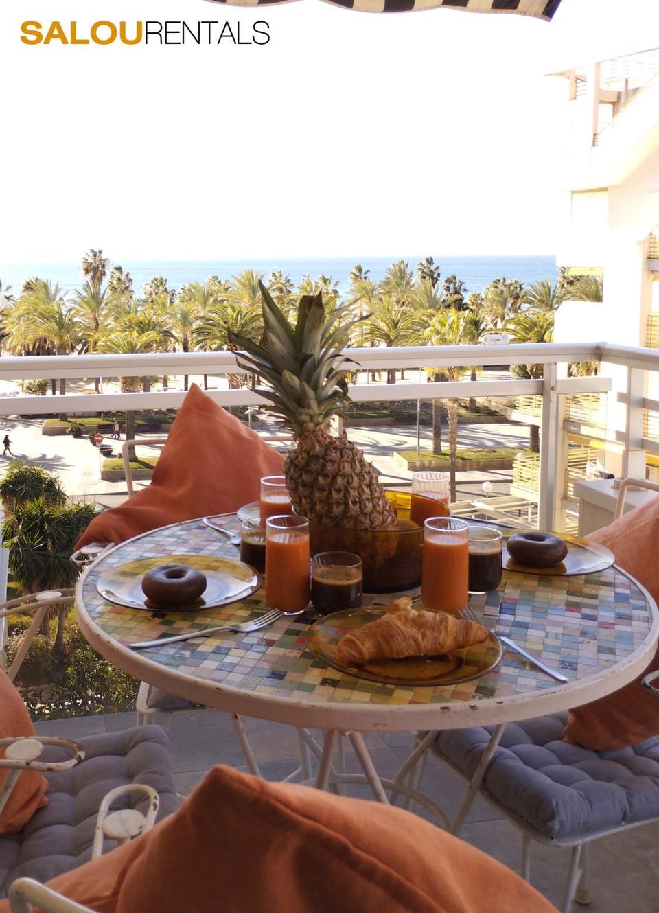Day, Natural landscape, View (from property/room), Balcony/Terrace, Dining area, Sea view