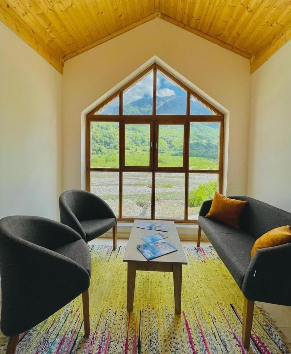 Bird's eye view, View (from property/room), Living room, Seating area, furniture