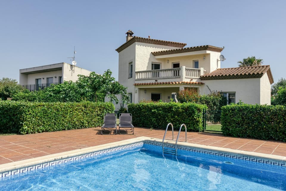 Property building, Living room, Swimming pool