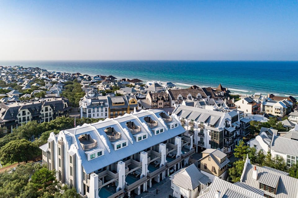 Private Pool, Gulf Views & Luxurious Features Throughout this Lovely Residence condo Apartment in Rosemary Beach