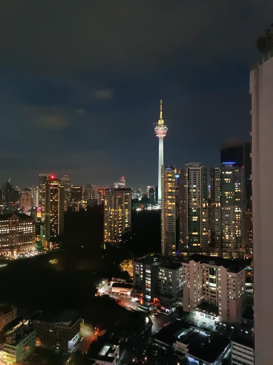 Night, City view, Landmark view