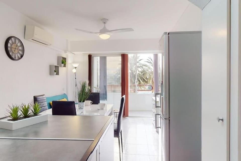 Dining area, air conditioner