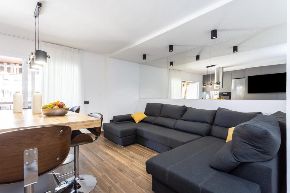 Living room, Seating area, Dining area