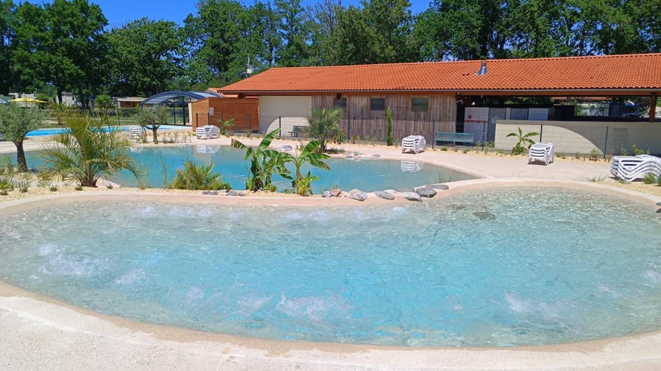 Natural landscape, Pool view, Swimming pool
