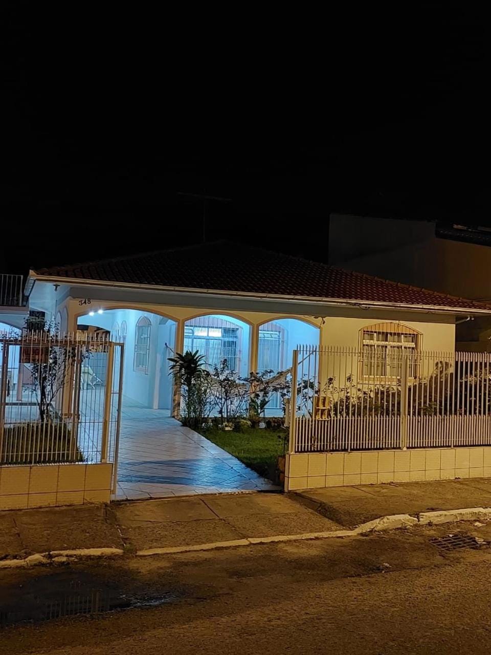 Facade/entrance, Night