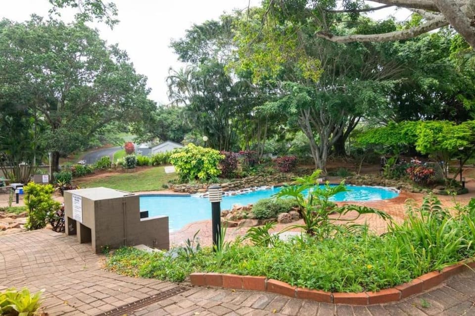 Natural landscape, Garden, Swimming pool