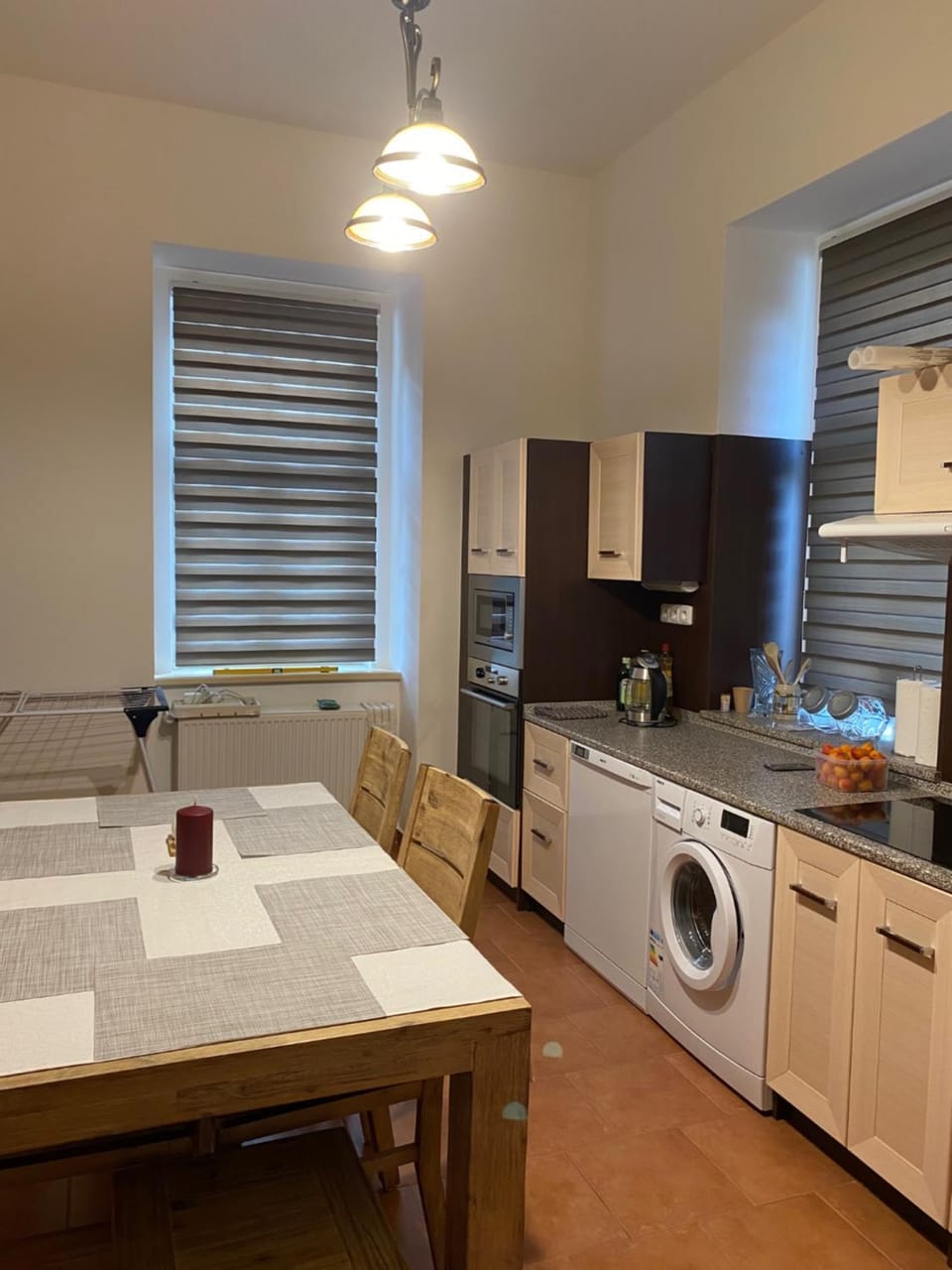 Kitchen or kitchenette, Seating area, Dining area, dishwasher, minibar, pet friendly, stove, washing machine